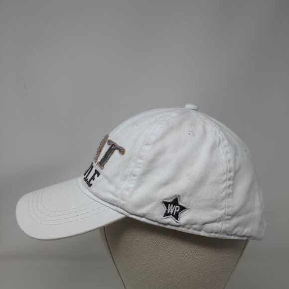 Cat People Slideback Hat White OSFA Embroidered Adjustable We People - Picture 3 of 10